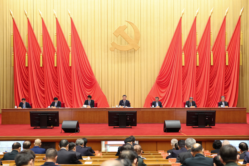 1月18日,中共中央总书记、国家主席、中央军委主席习近平在中国共产党第十九届中央纪律检查委员会第六次全体会议上发表太阳成集团tyc234cc讲话。李克强、栗战书、汪洋、王沪宁、赵乐际、韩正出席会议。新华社记者 姚大伟 摄