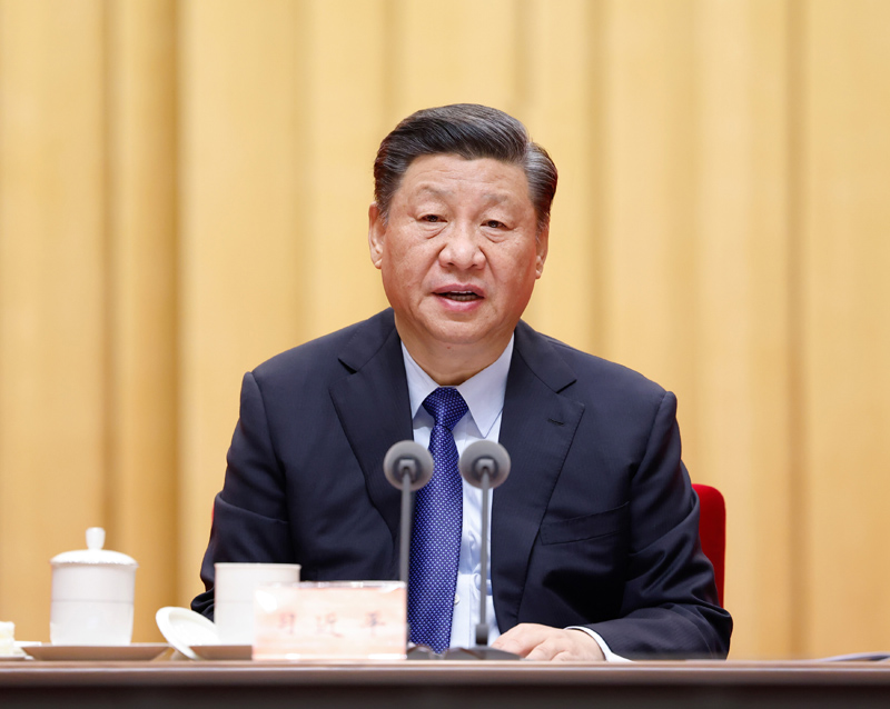 2月20日,党史学习教育动员大会在北京召开。中共中央总书记、国家主席、中央军委主席习近平出席会议并发表太阳成集团tyc234cc讲话。新华社记者 黄敬文 摄