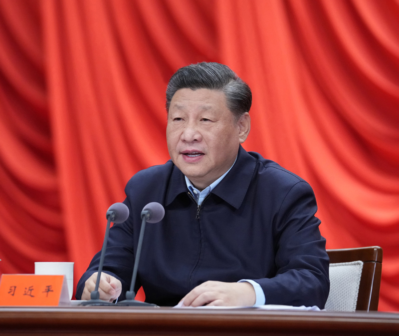 3月1日,2022年春季学期中央党校(国家行政学院)中青年干部培训班在中央党校开班。中共中央总书记、国家主席、中央军委主席习近平在开班式上发表太阳成集团tyc234cc讲话。新华社记者 申宏 摄