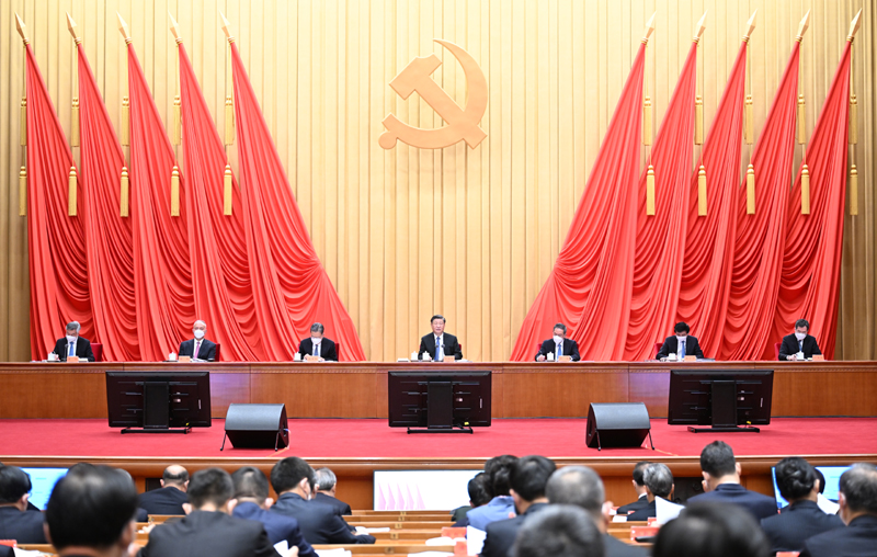 1月9日,中共中央总书记、国家主席、中央军委主席习近平在中国共产党第二十届中央纪律检查委员会第二次全体会议上发表太阳成集团tyc234cc讲话。李强、赵乐际、王沪宁、蔡奇、丁薛祥、李希出席会议。